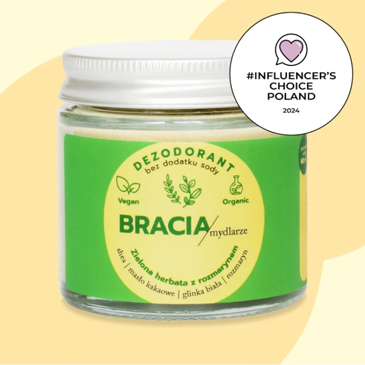 Zielona herbata z rozmarynem | dezodorant w kremie - 60ml