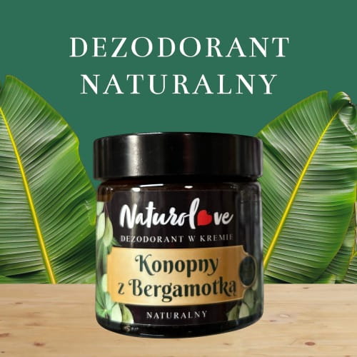 Kremowa konsystencja dezodorantu konopnego – łatwa aplikacja