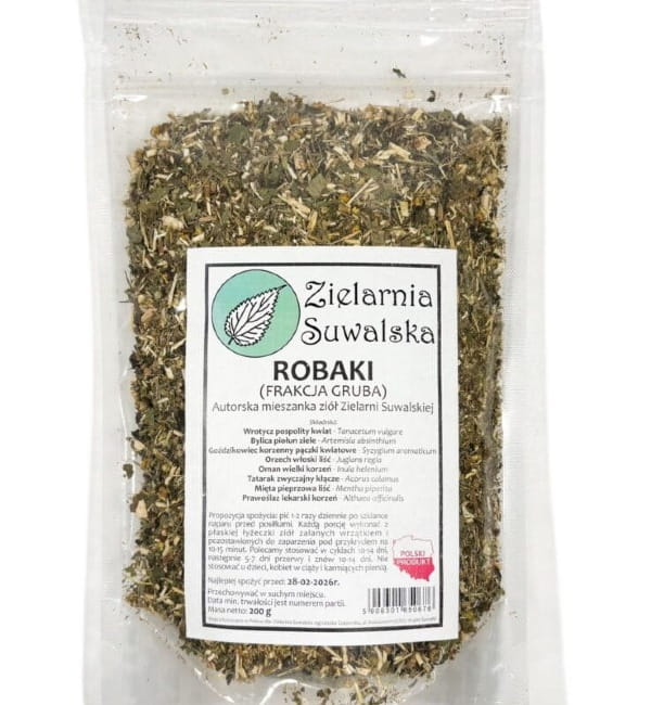 Robaki frakcja gruba – mieszanka ziołowa 200 g
