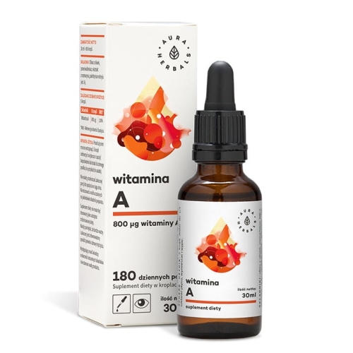 witamina a retinol krople aura herbals 30 ml