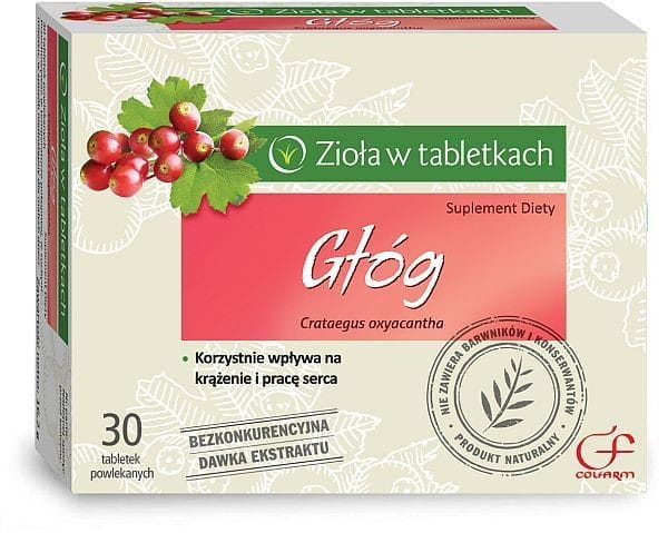 Głóg na krążenie – 30 tabletek