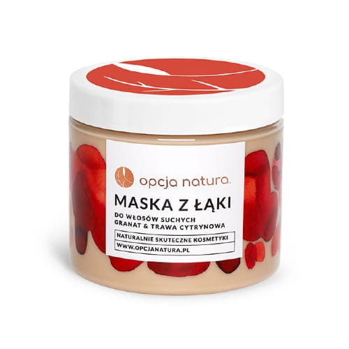Maska z Łąki Granat &amp; Trawa Cytrynowa – odżywcza maska do włosów-200ml