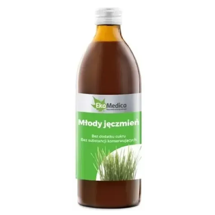 naturalny sok z młodego jęczmienia ekamedica
