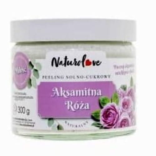 Peeling solno‑cukrowy Aksamitna Róża 80 g