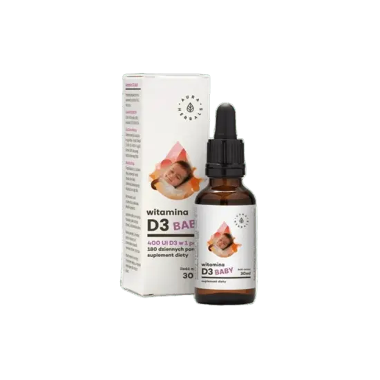 Aura Herbals Witamina D3 Baby 30 ml – krople dla dzieci