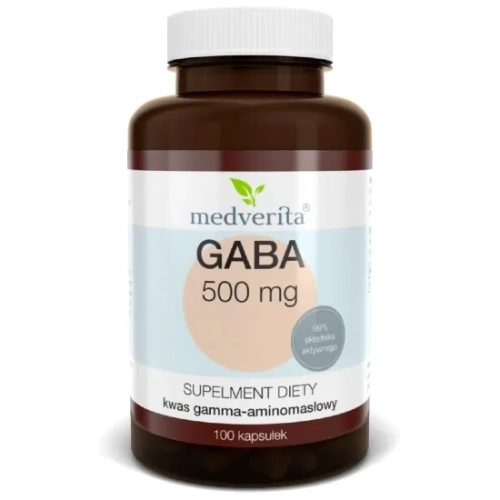 medverita gaba 500 mg 100 kapsułek