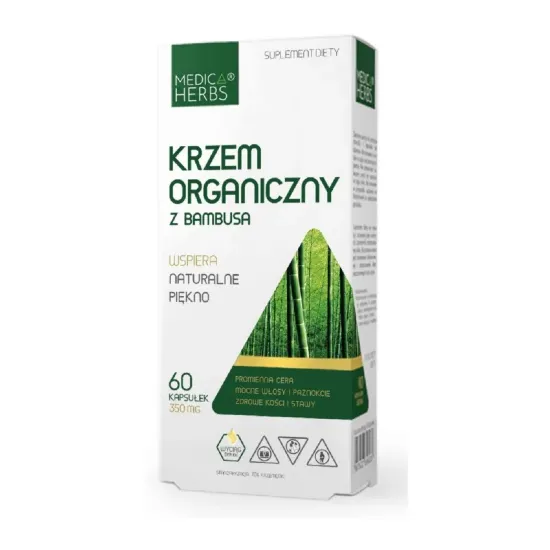 medica herbs krzem organiczny z bambusa 60 kapsułek