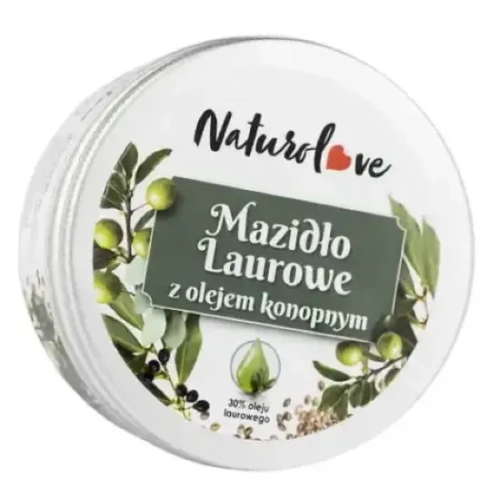 Mazidło Laurowe 30% z Olejem Konopnym – regeneracja skóry 100 ml