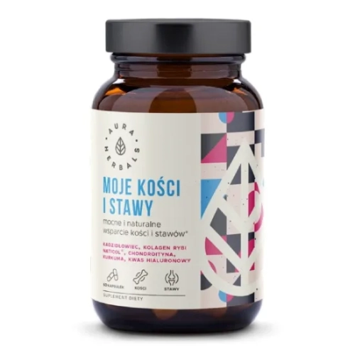 słoiczek aura herbals mocne kości i stawy 60 kapsułek