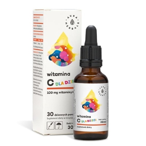Aura Herbals Witamina C dla dzieci – krople 30 ml