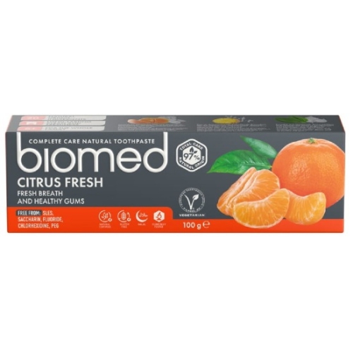 Biomed Citrus Fresh – odświeżająca pasta bez fluoru 100 g