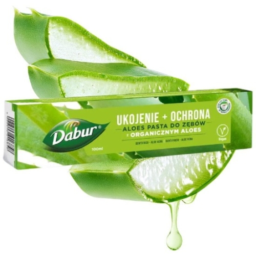 Aloesowa pasta do zębów Dabur bez fluoru 100 ml