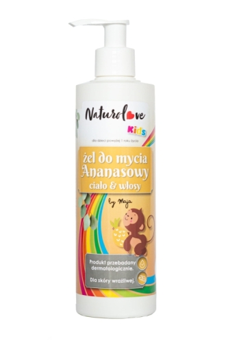 Naturalny żel 2w1 dla dzieci – ananasowy 280 ml