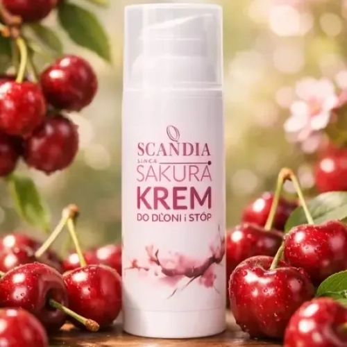 Krem Wiśnia &amp; Shea – pielęgnacja dłoni i stóp 75 ml