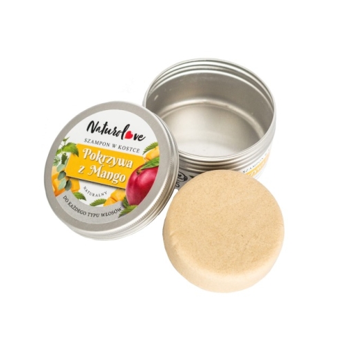 Naturalny szampon w kostce z pokrzywą – 65 g