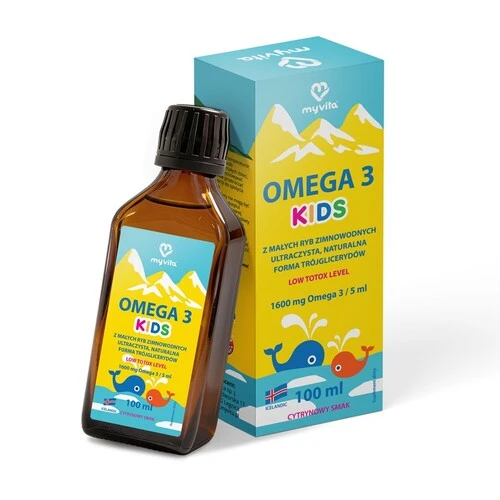 MyVita Omega 3 KIDS – olej rybi 100 ml