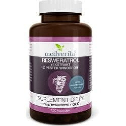 Resweratrol + OPC Medverita 120 kapsułek