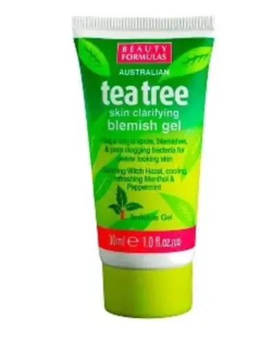 żel punktowy tea tree skin clarifying blemish gel beauty formulas