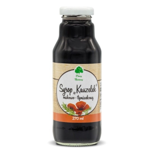 syrop kaszelek makowo‑tymiankowy dary natury 270 ml