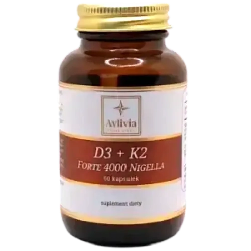 witamina d3 k2 forte 4000 nigella 60 kapsułek w oleju z czarnuszki avlivia