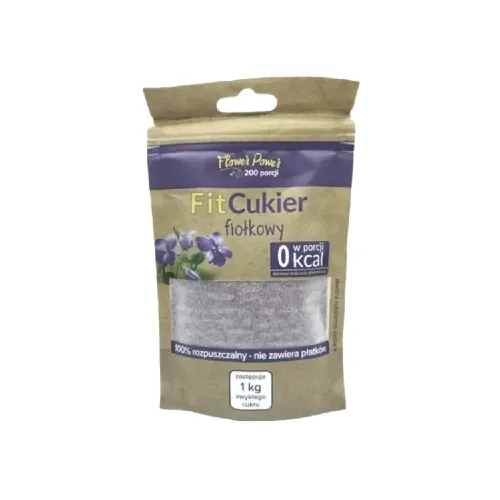 flower power fit cukier fiołkowy 100 g naturalny słodzik