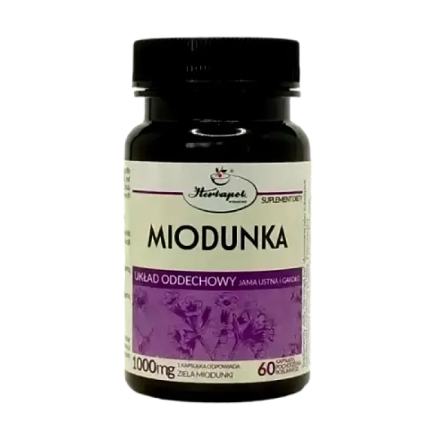 miodunka płucnik herbapol kapsułki roślinne 60 sztuk