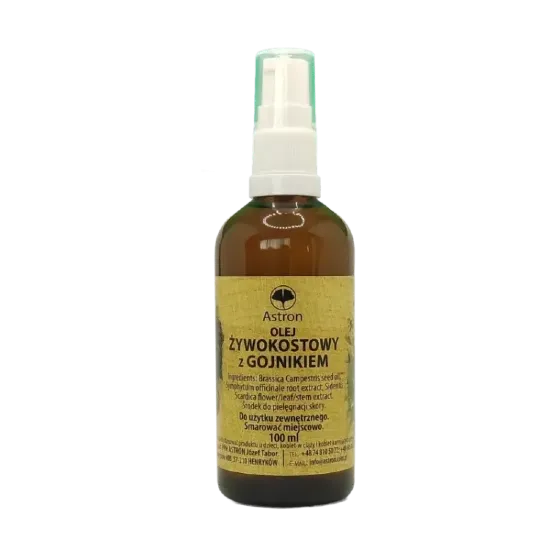 astron olej żywokostowy z gojnikiem 100 ml
