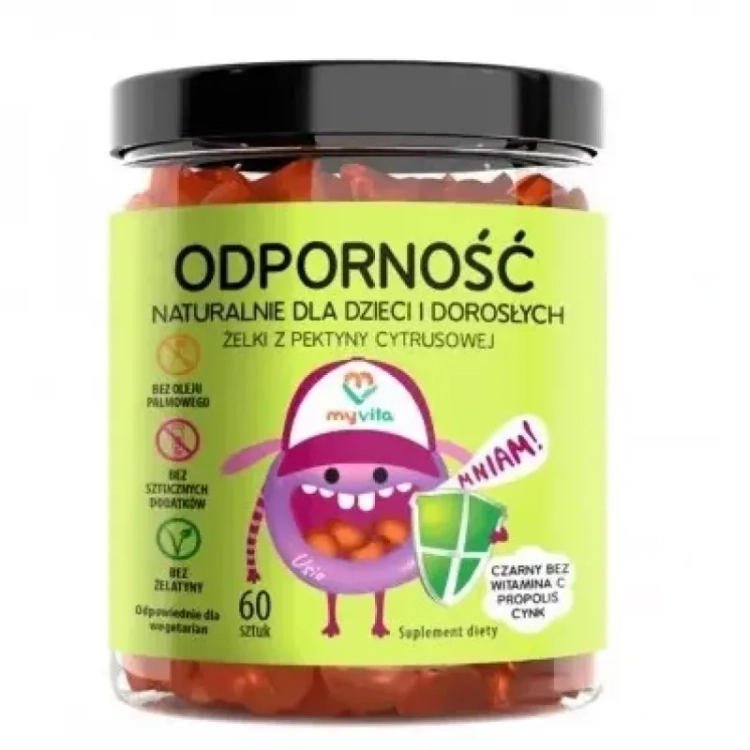 żelki na odporność czarny bez propolis witamina c cynk
