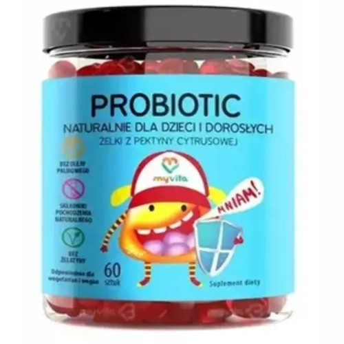 żelki probiotyczne bifidobacterium lactis lactobacillus rhamnosus