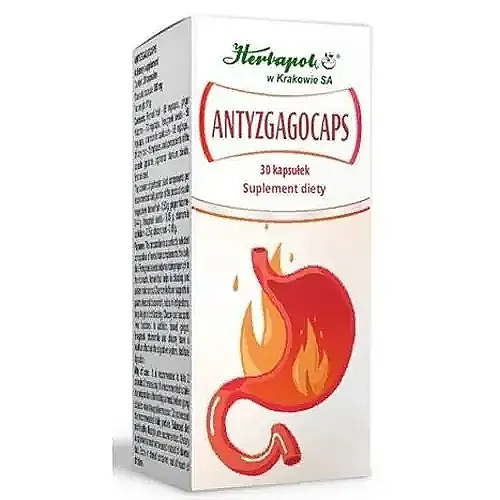 herbapol antyzgagocaps suplement na zgagę 30 kapsułek