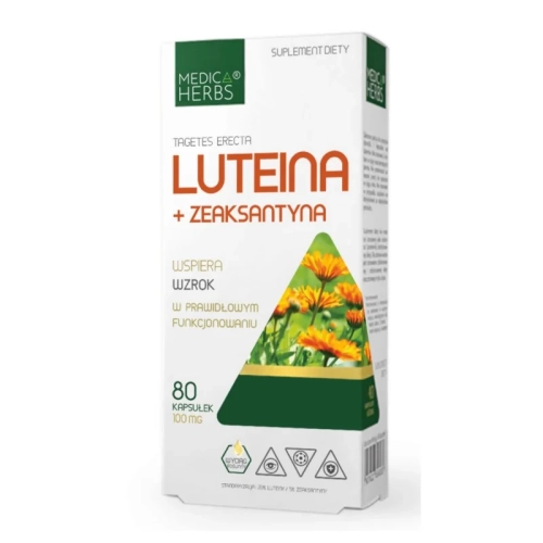 luteina 20 procent zeaksantyna 5 procent ochrona wzroku