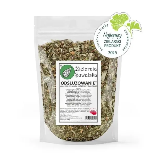 odśluzowanie mieszanka ziołowa zielarnia suwalska 250 g