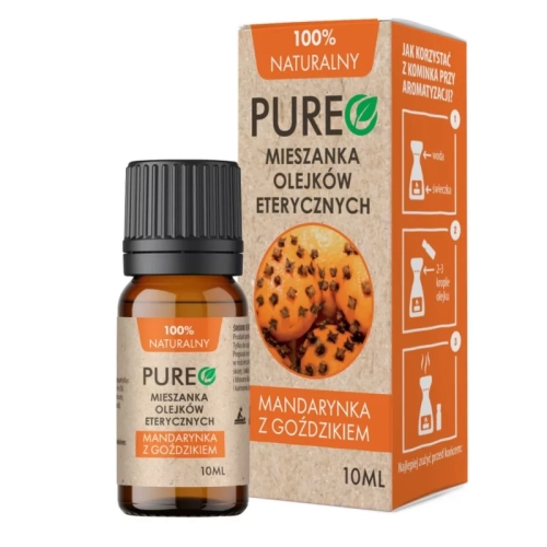naturalny olejek eteryczny mandarynka i goździk pureo