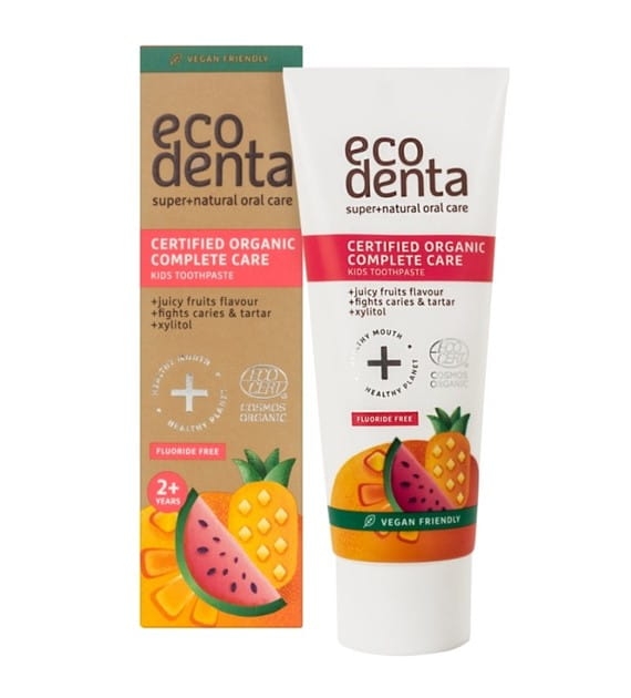 Ecodenta Organiczna Pasta do zębów dla dzieci Owocowa75ml