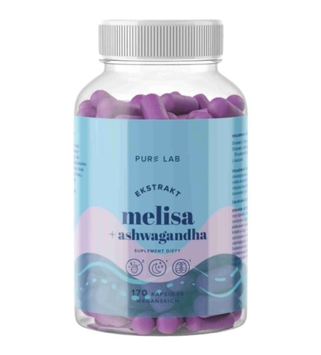 kapsułki aura herbals ashwagandha melisa l‑leucyna