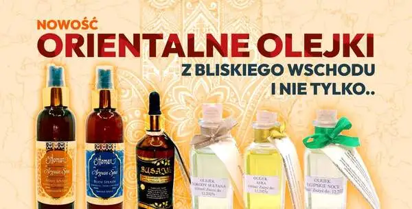 Baner producenta  orientalne  olejki